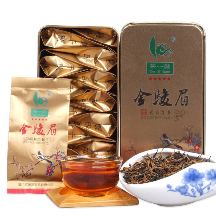 湖南金骏眉茶叶铁盒(金骏眉茶叶一大盒6小铁盒) 第1张