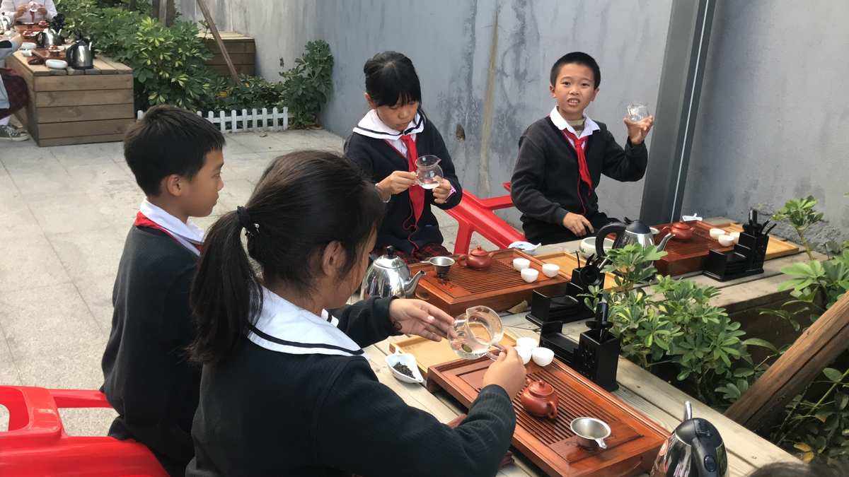 小学生简单茶文化图片(小学生制作一张茶文化卡) 第1张